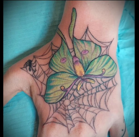 Tattoos - Bonnie Seeley Luna Moth - 143669